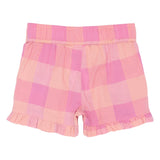 The New Siblings Tassie shorts cashmere rose checked
