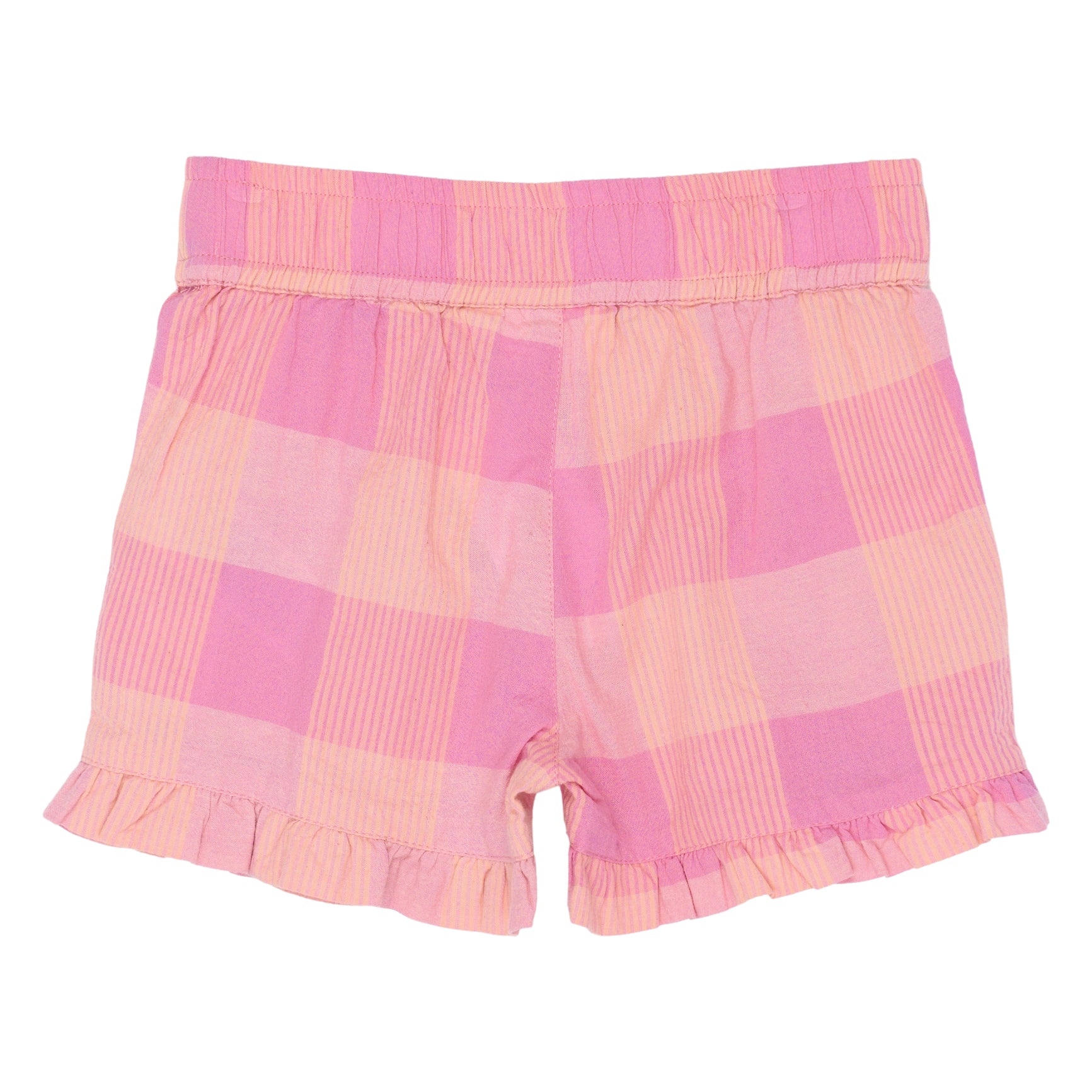 The New Siblings Tassie shorts cashmere rose checked