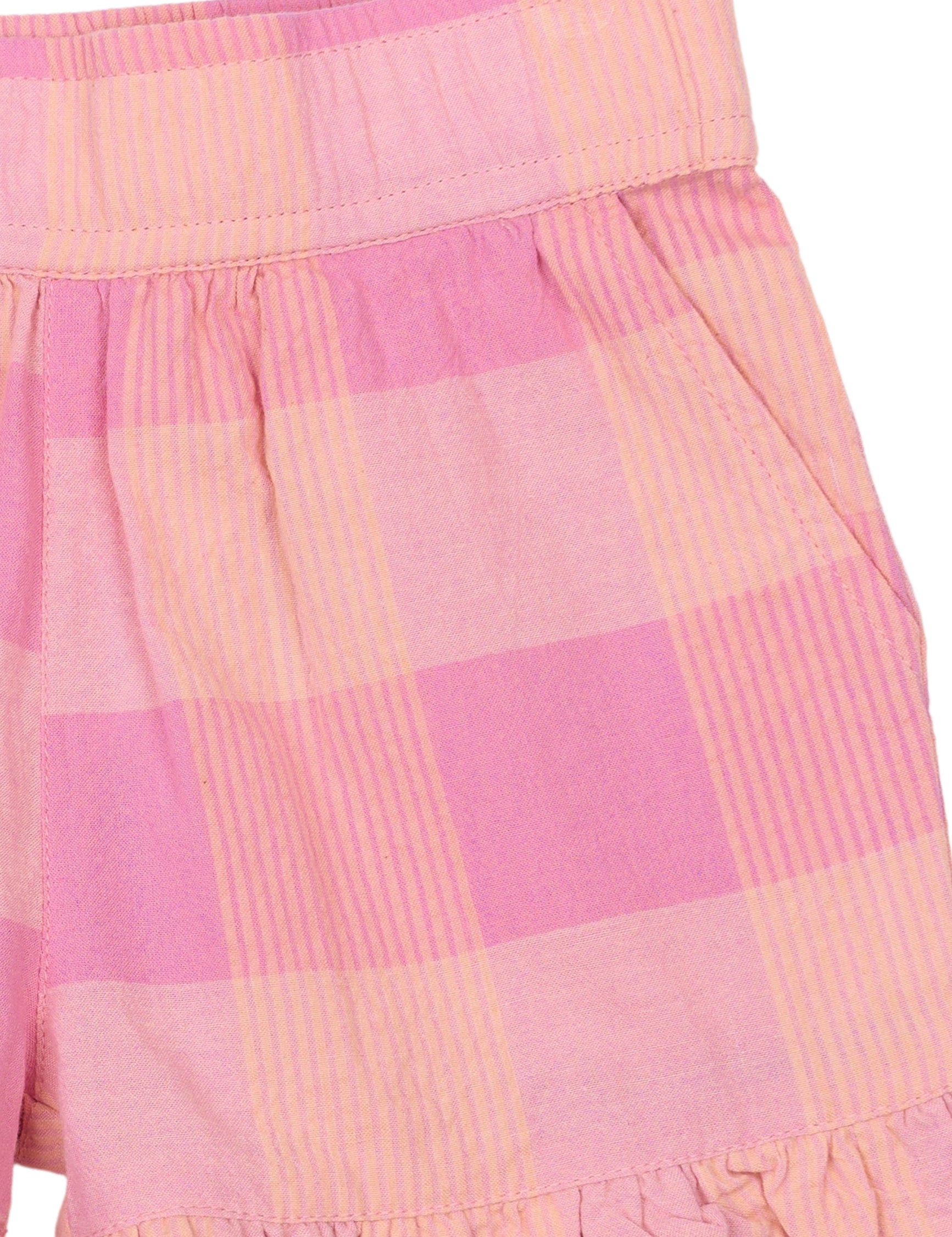 The New Siblings Tassie shorts cashmere rose checked