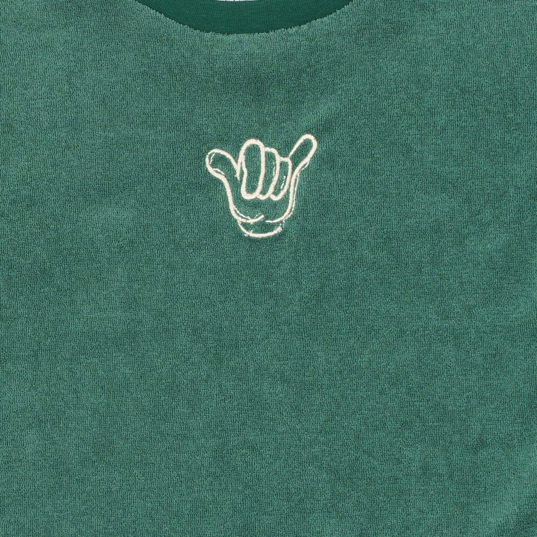 The New Siblings Terry os s_s tee posy green