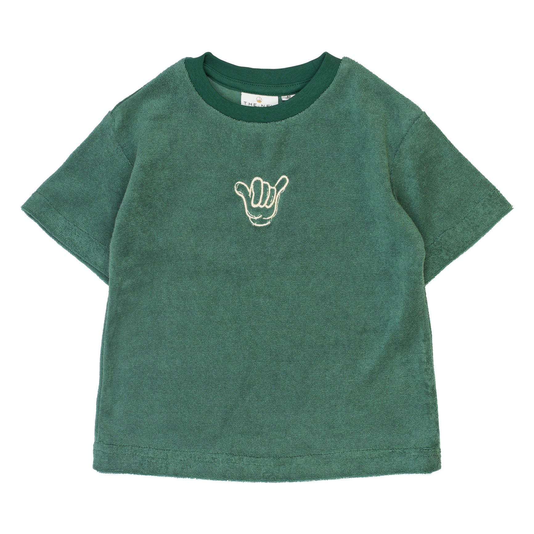 The New Siblings Terry os s_s tee posy green