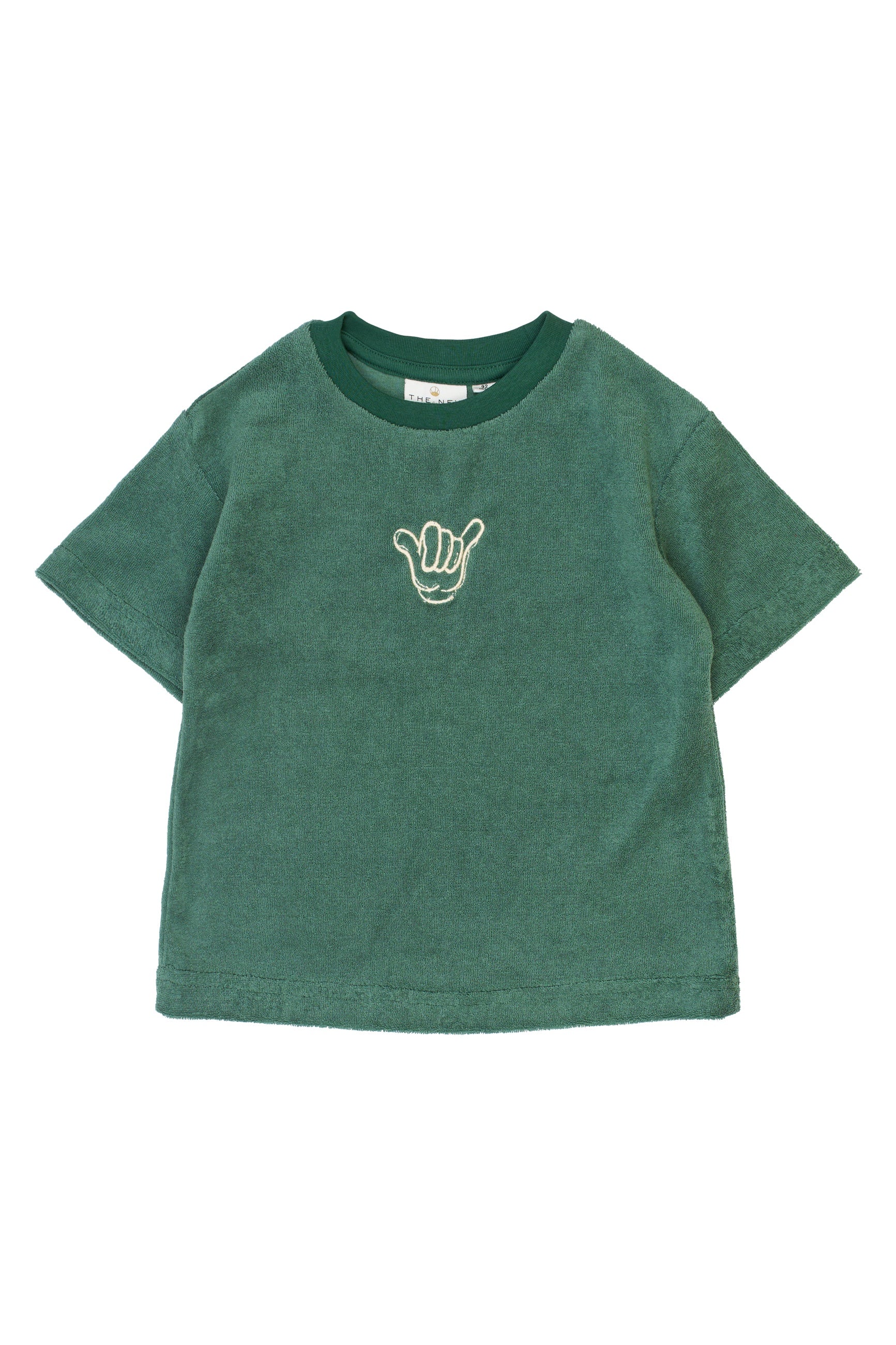 The New Siblings Terry os s_s tee posy green