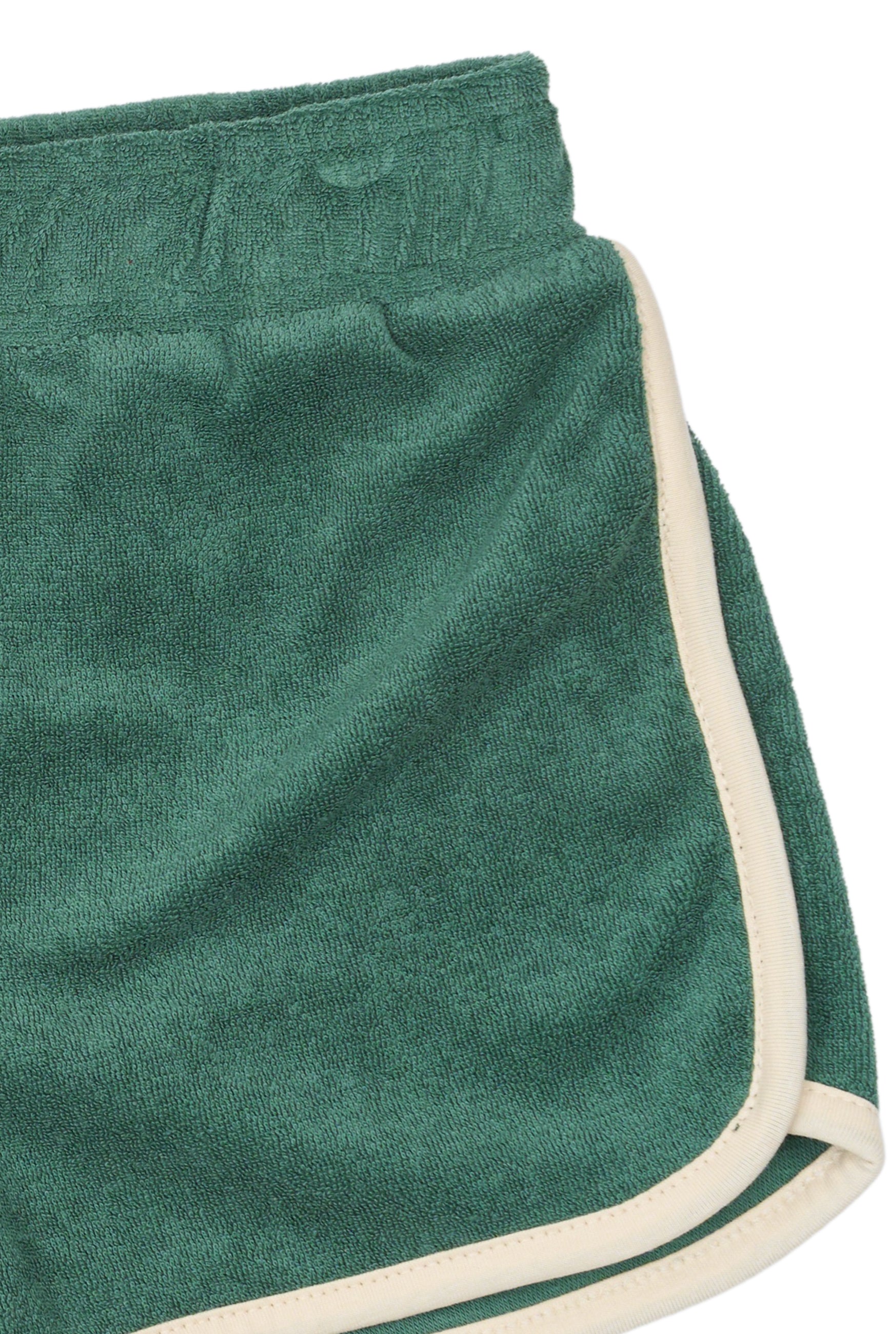 The New Siblings Terry shorts posy green