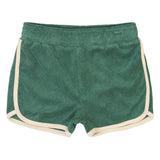 The New Siblings Terry shorts posy green