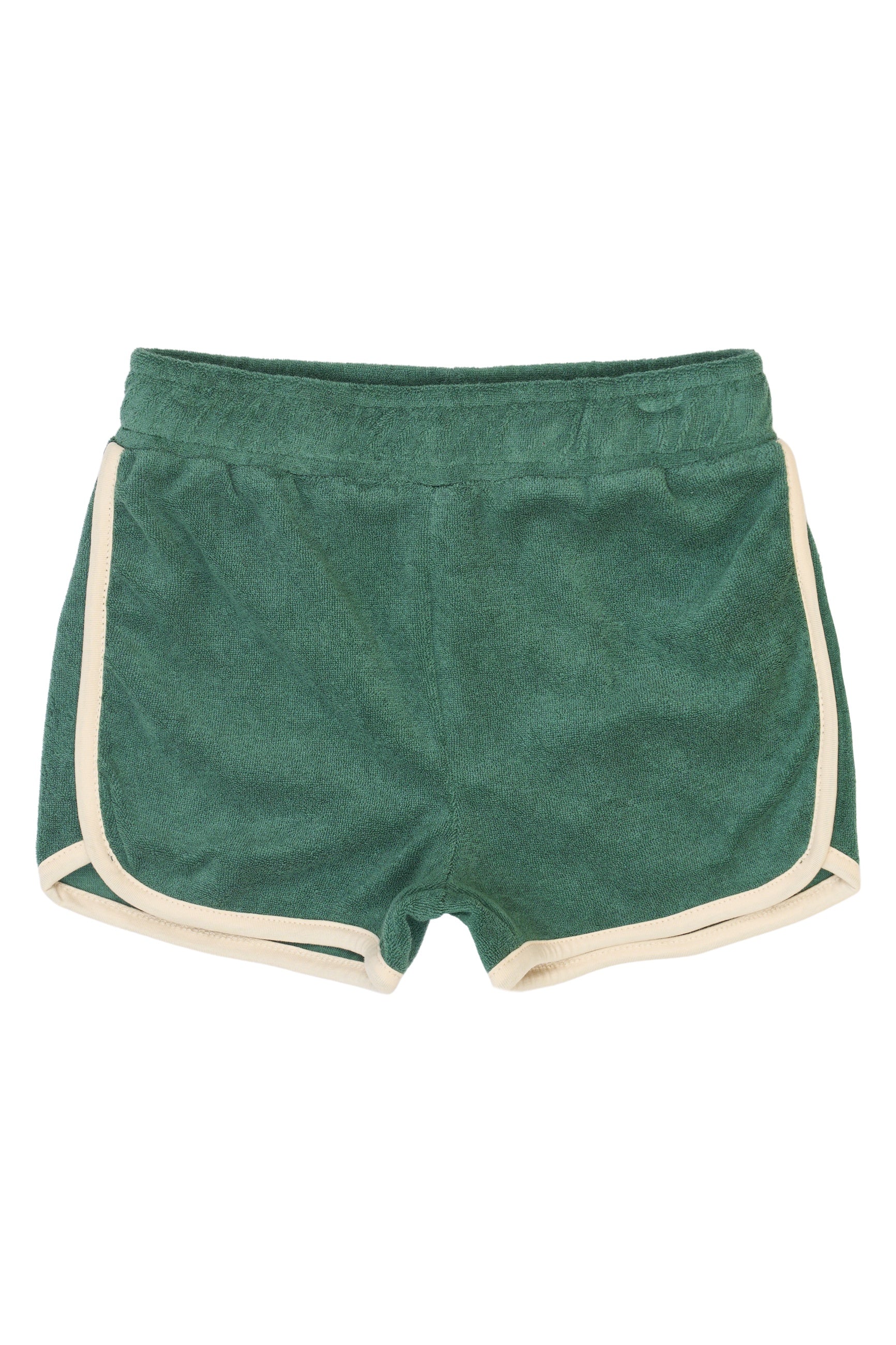 The New Siblings Terry shorts posy green