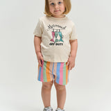 The New Siblings Tracie shorts multi striped
