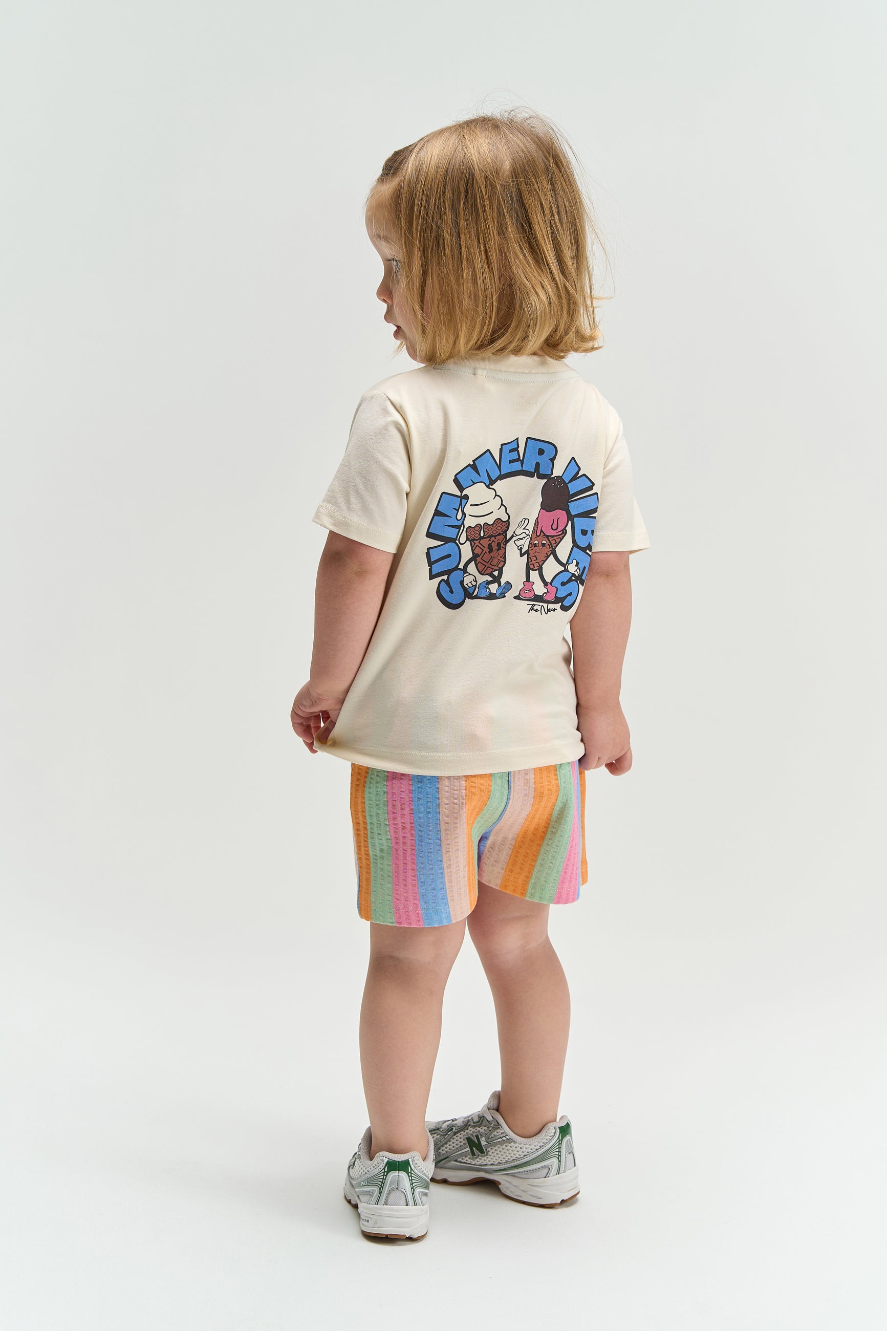 The New Siblings Tracie shorts multi striped
