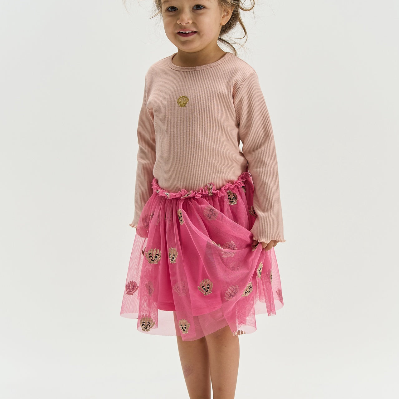 The New Siblings | Tule skirt cashmere rose