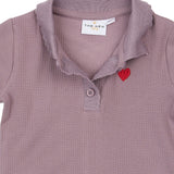The New Siblings | Vernina L_S Rib Polo | Elderberry