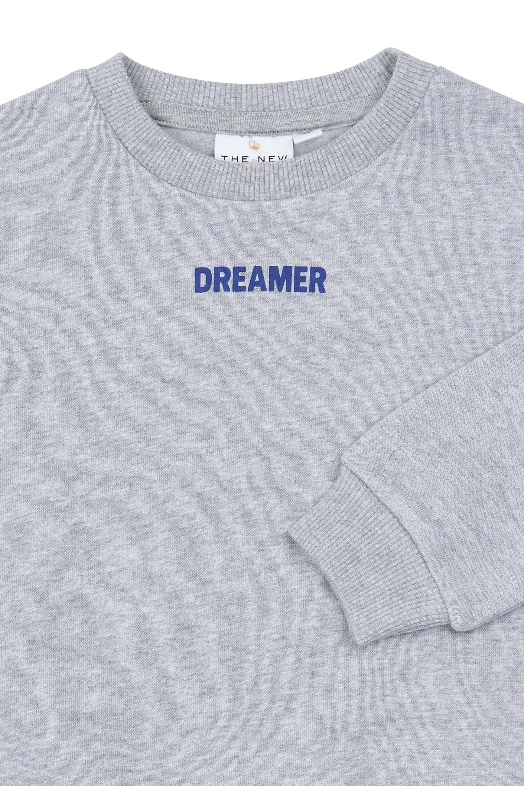 The New Siblings |Villers Melange Sweatshirt | Light Grey Melange