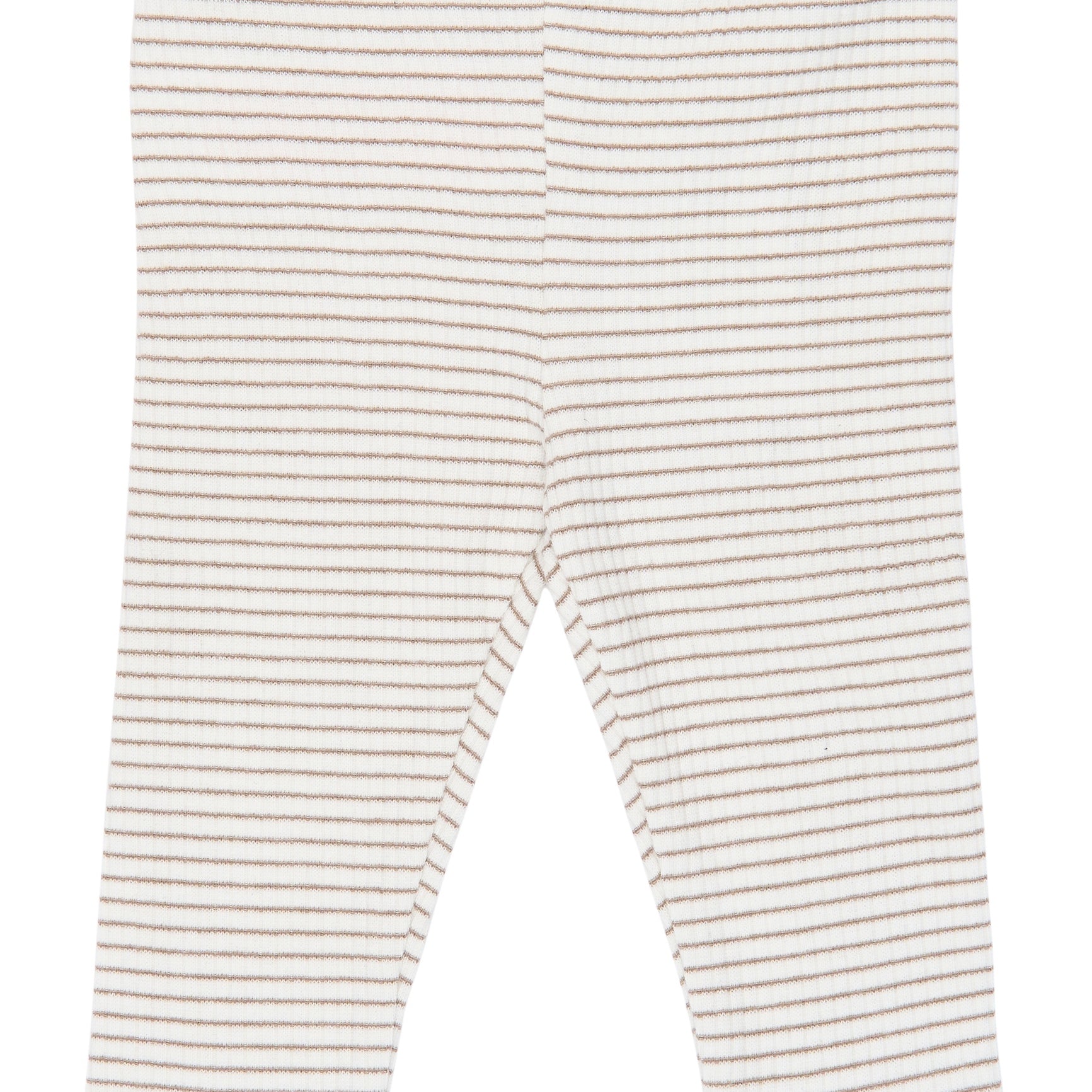 The New Siblings | Vitus Rib Legging | taupe gray striped
