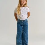 The New | TNLissabon Wide Fit Jeans | Medium Blue Denim