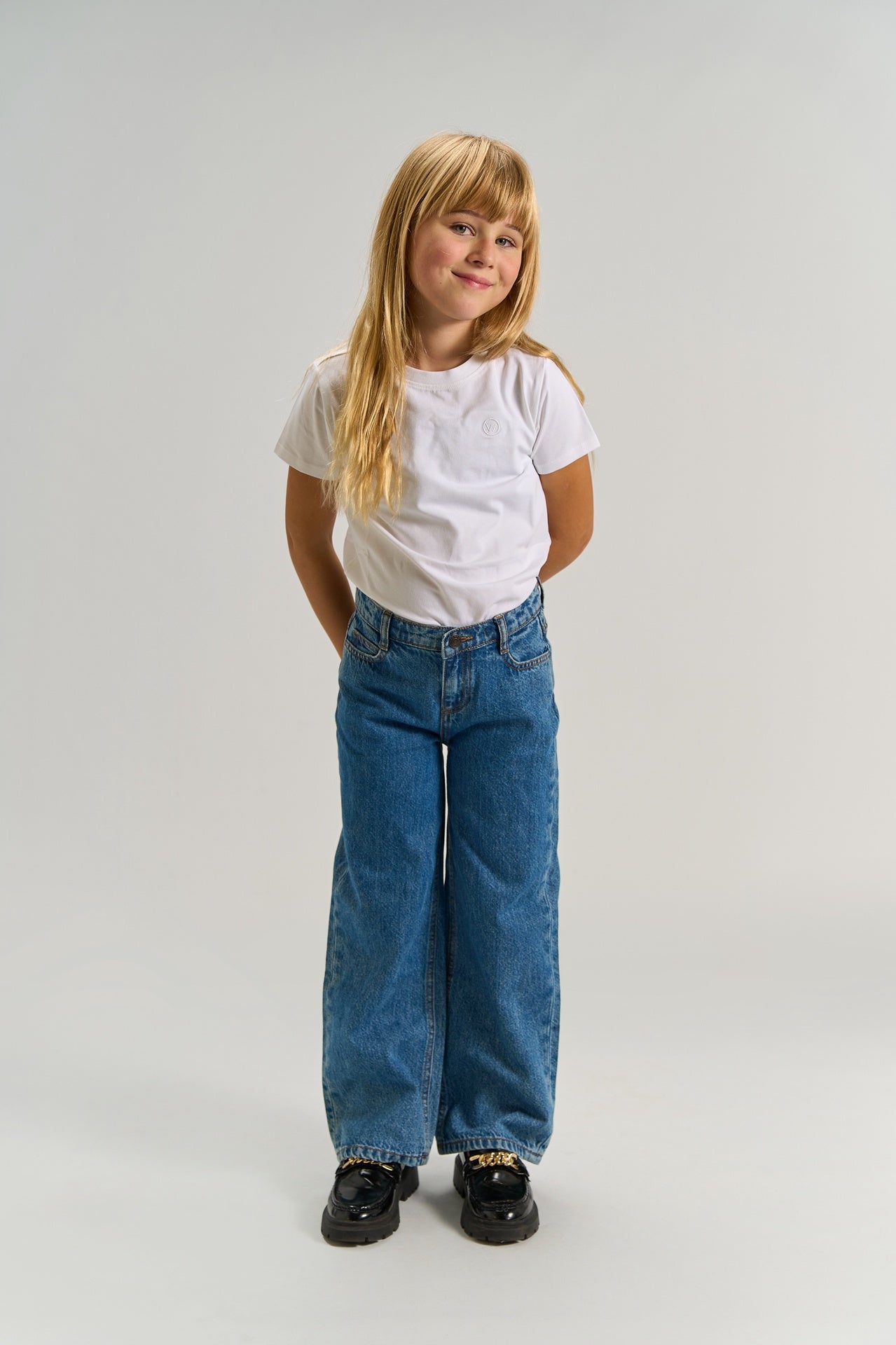 The New | TNLissabon Wide Fit Jeans | Medium Blue Denim