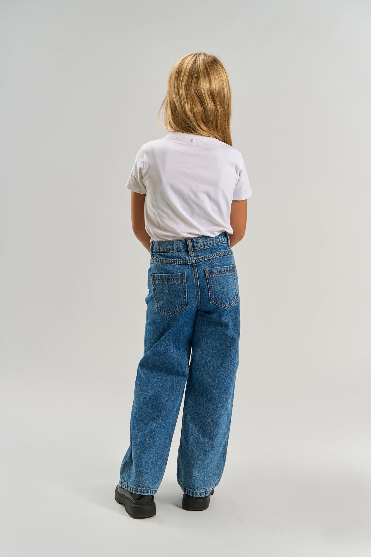 The New | TNLissabon Wide Fit Jeans | Medium Blue Denim