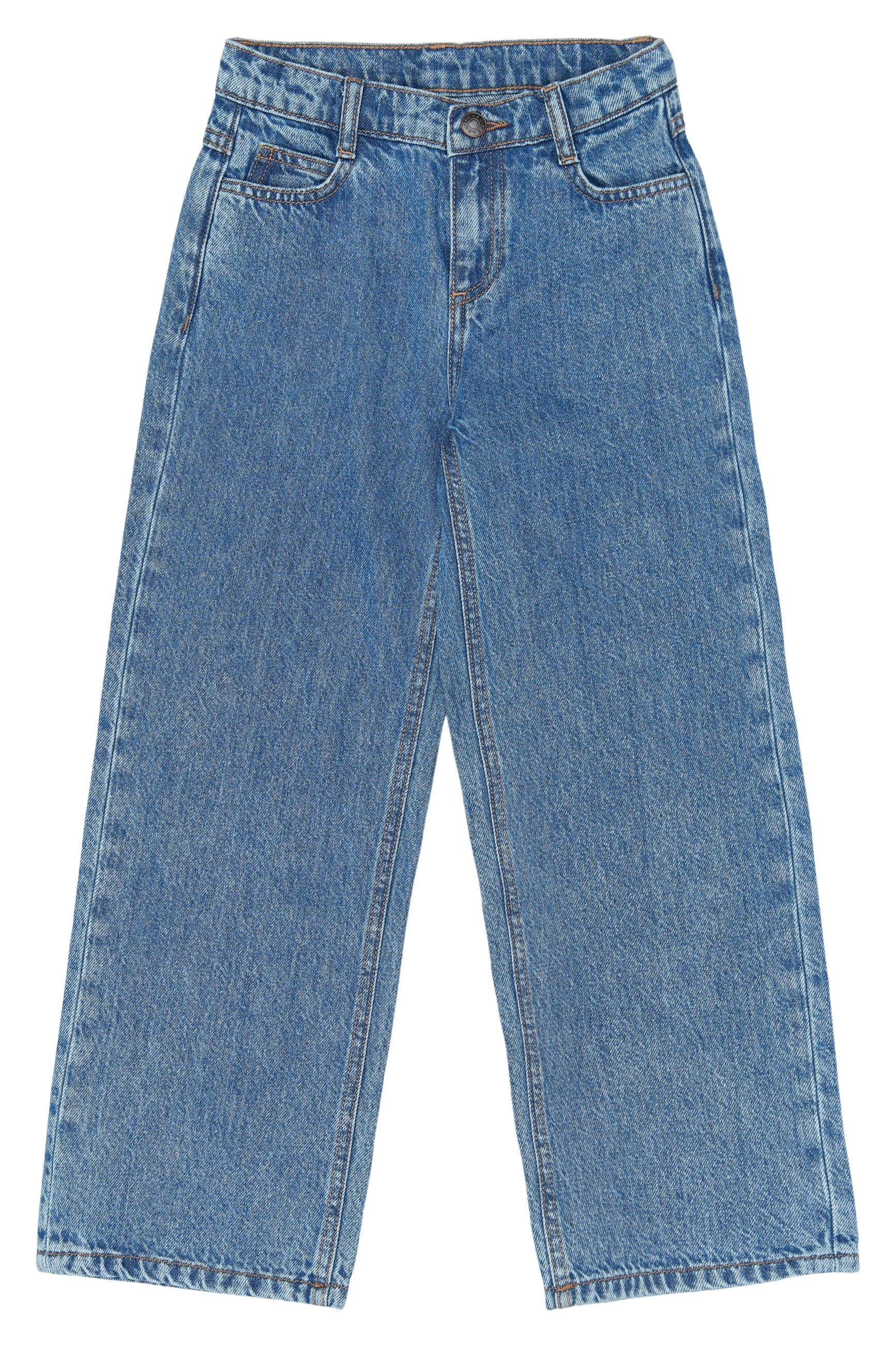 The New | TNLissabon Wide Fit Jeans | Medium Blue Denim