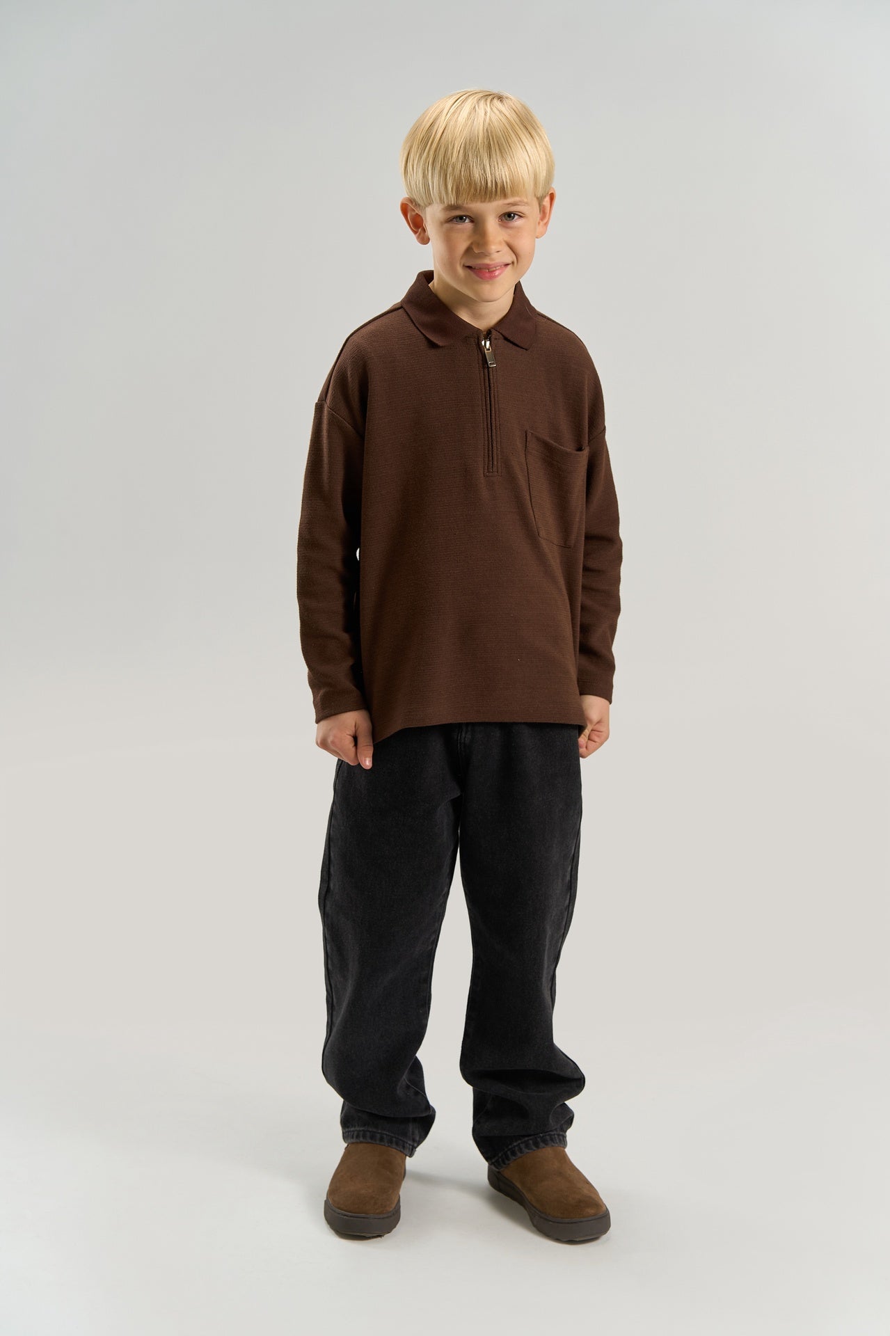 The New | TNVarl OS L_S Polo | Chestnut