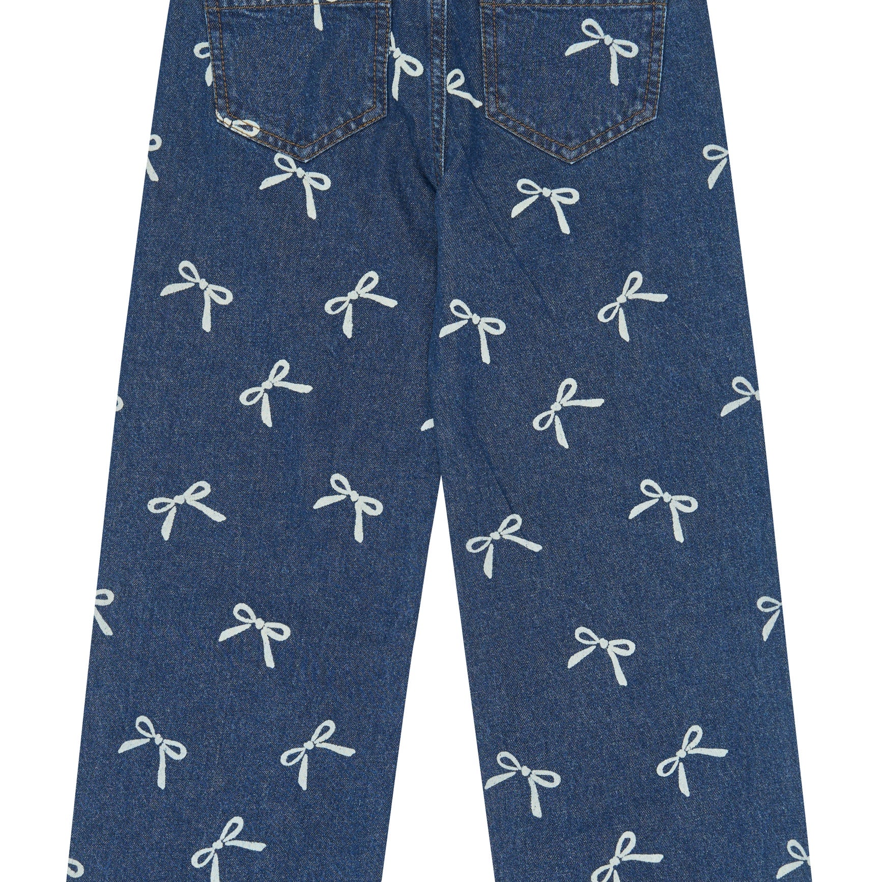 The New | TNVirginia Wide Fit Jeans | Medium Blue Denim AOP