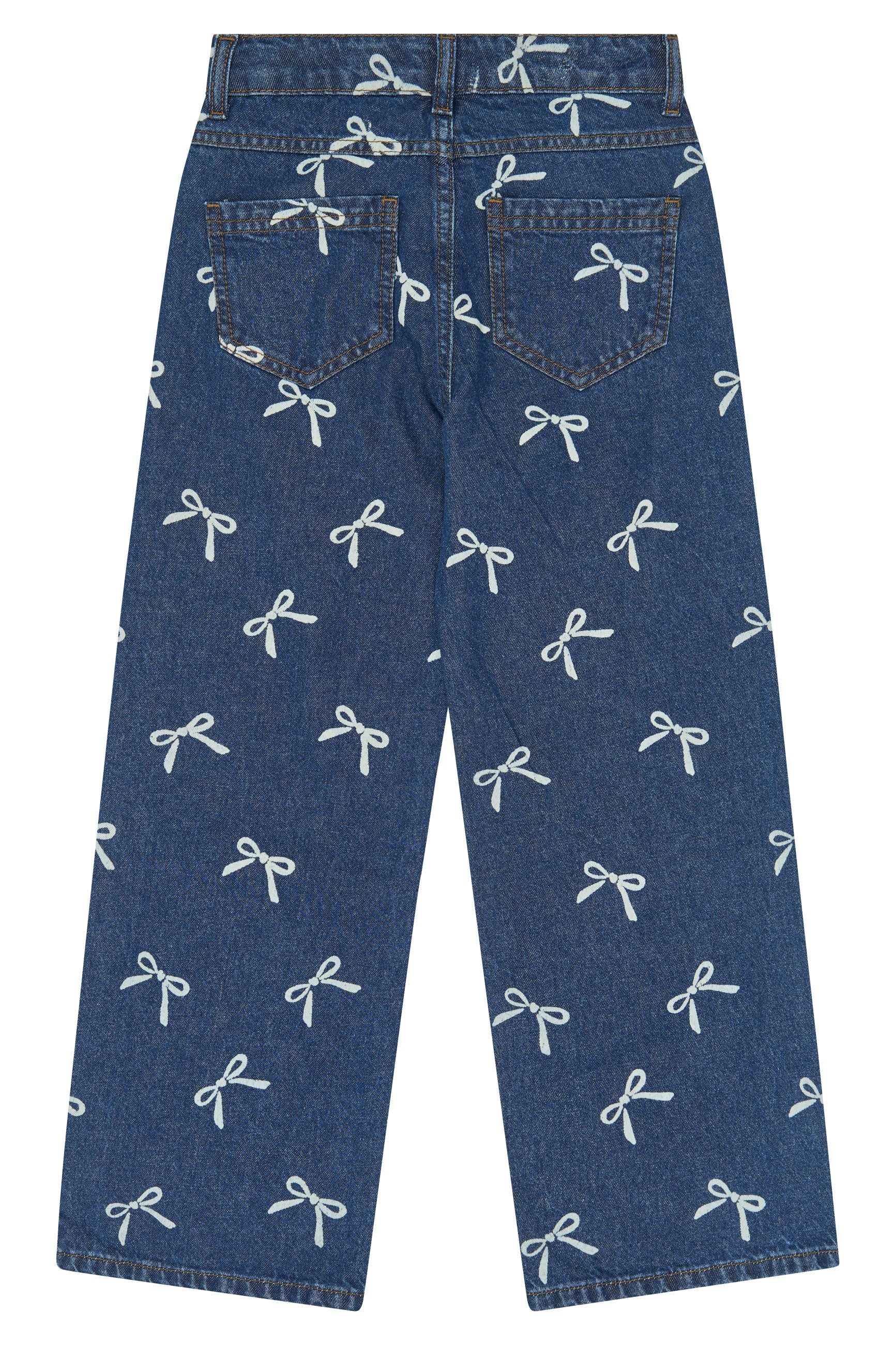 The New | TNVirginia Wide Fit Jeans | Medium Blue Denim AOP