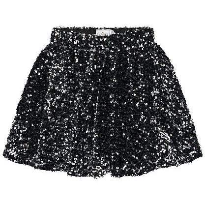 The New | TNYarlin Sequin Skirt | Black Beauty
