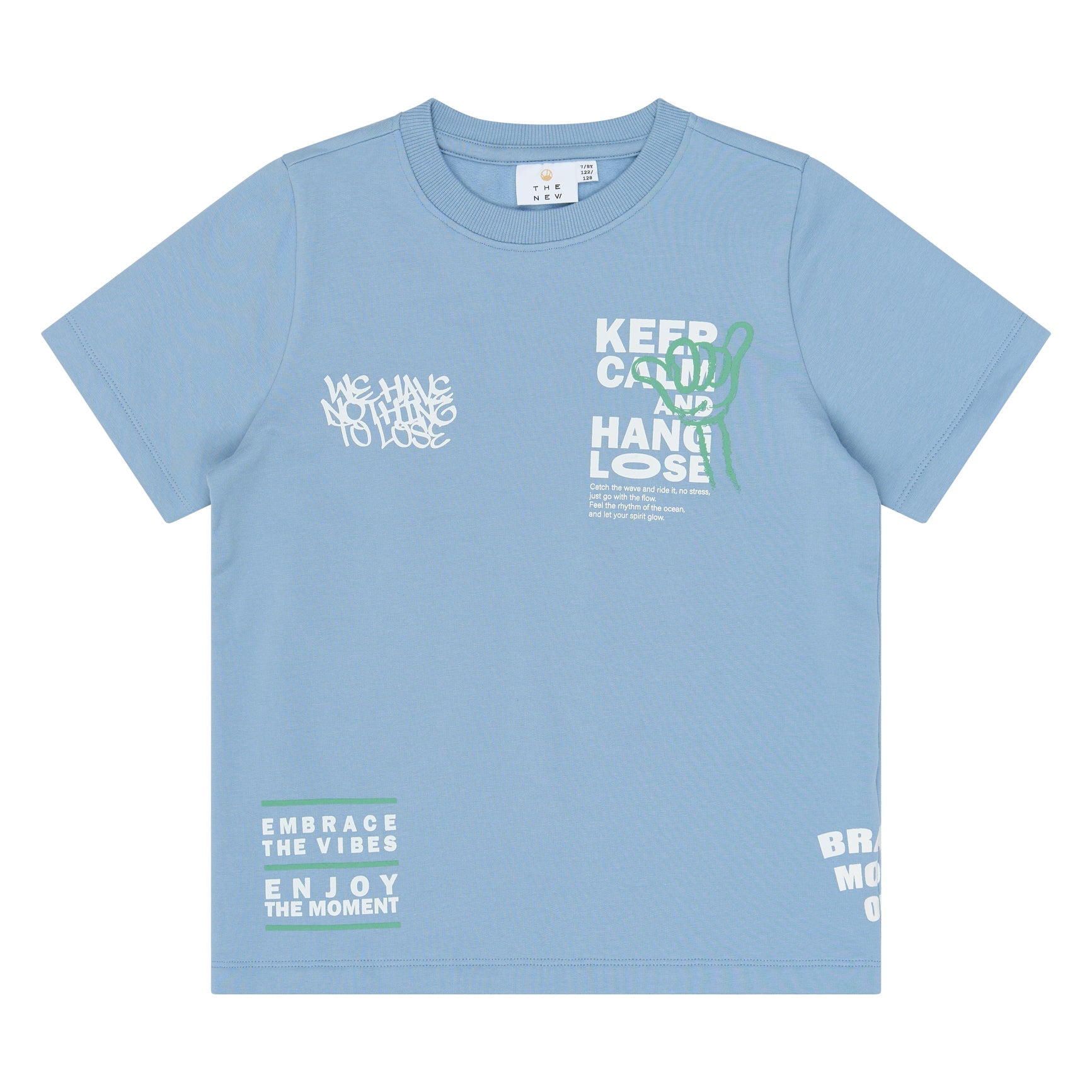 The New Titus os s_s sweat tee forever blue