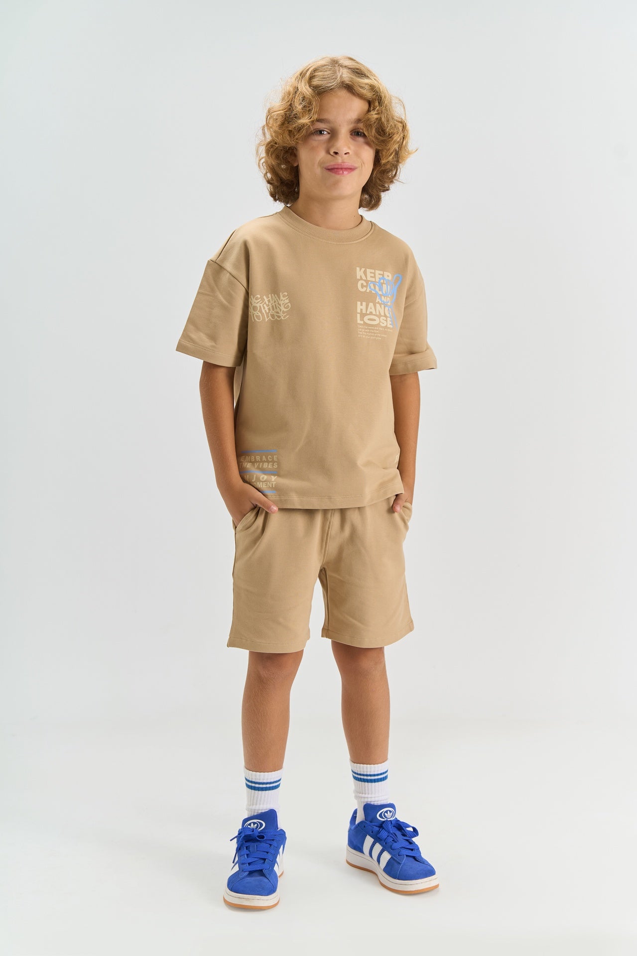 The New | Titus sweat shorts humus