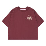 The New | Violetta OS S_S Tee | Burgundy