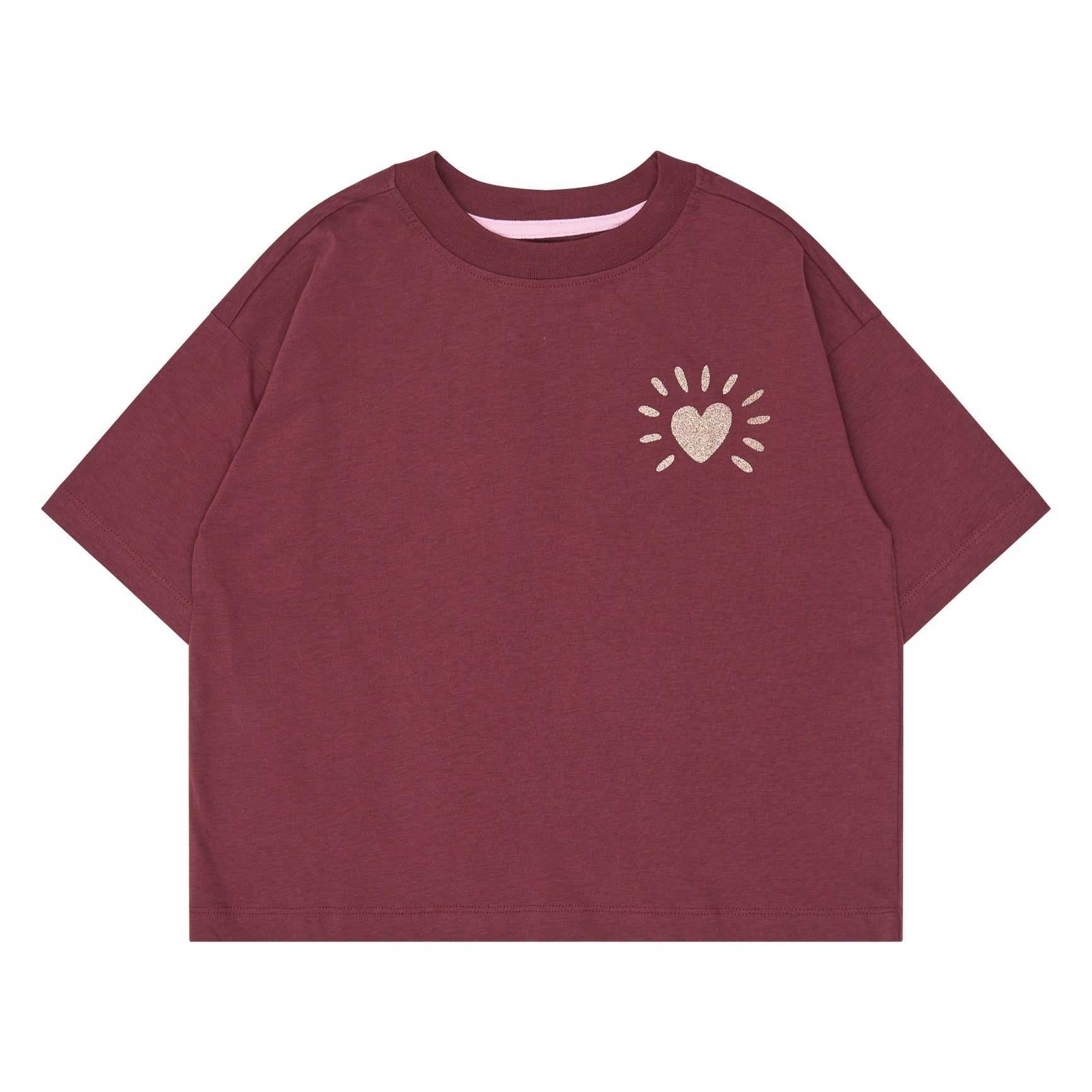 The New | Violetta OS S_S Tee | Burgundy