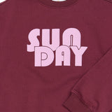 The New | Virna OS Sweatshirt | Burgundy