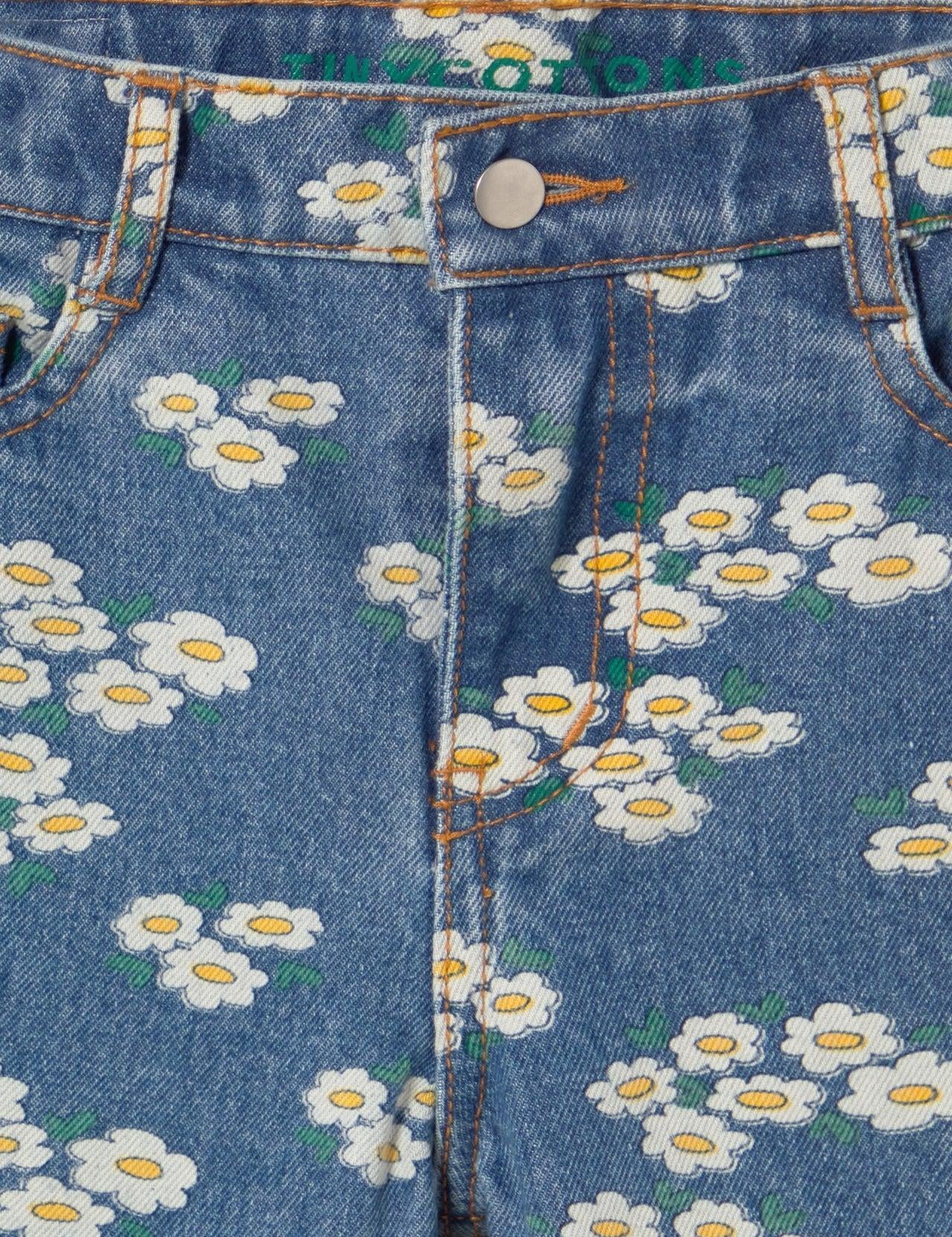 Tiny Cottons | BLOSSOMS DENIM JEANS medium wash denim