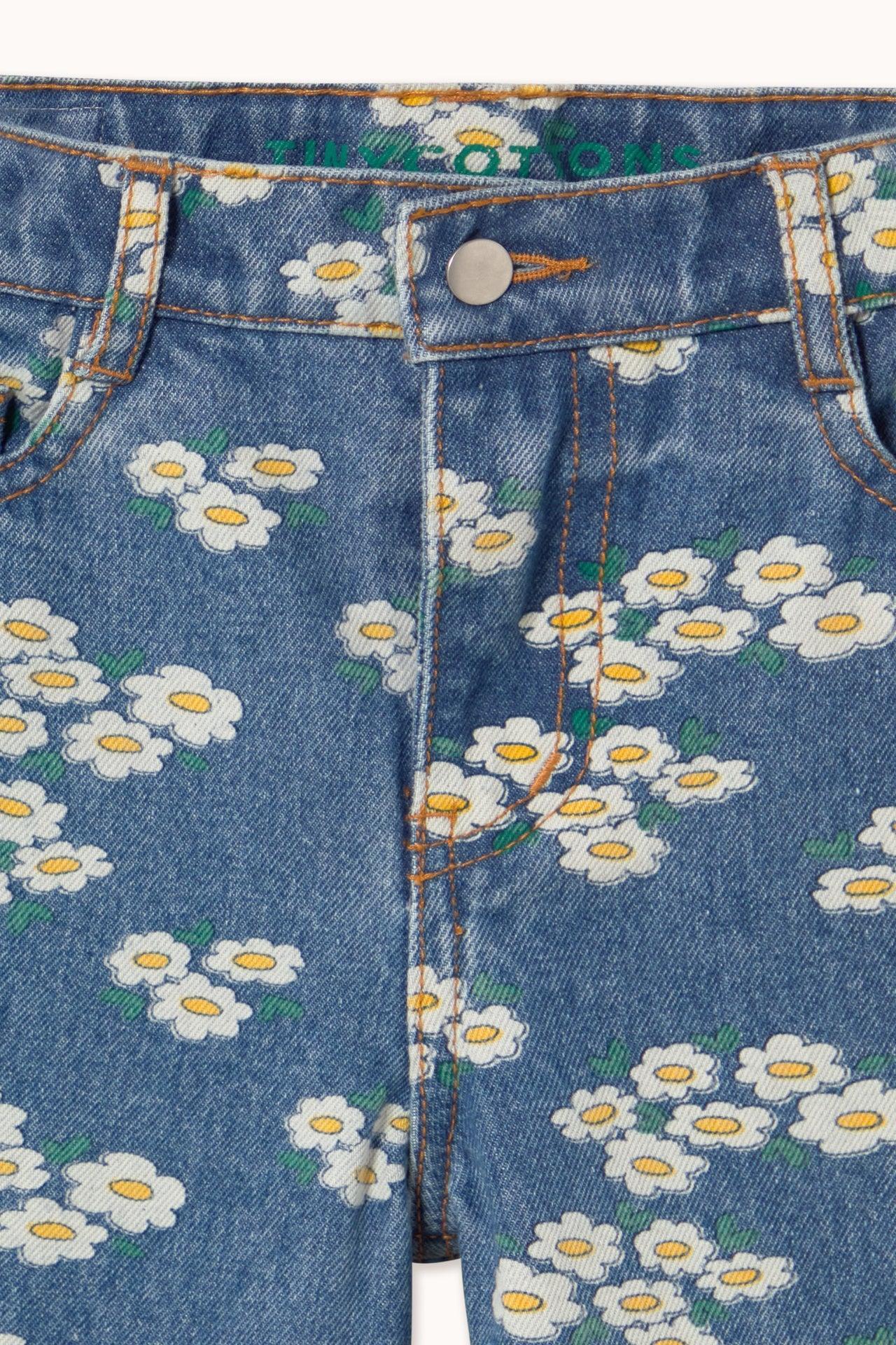 Tiny Cottons | BLOSSOMS DENIM JEANS medium wash denim