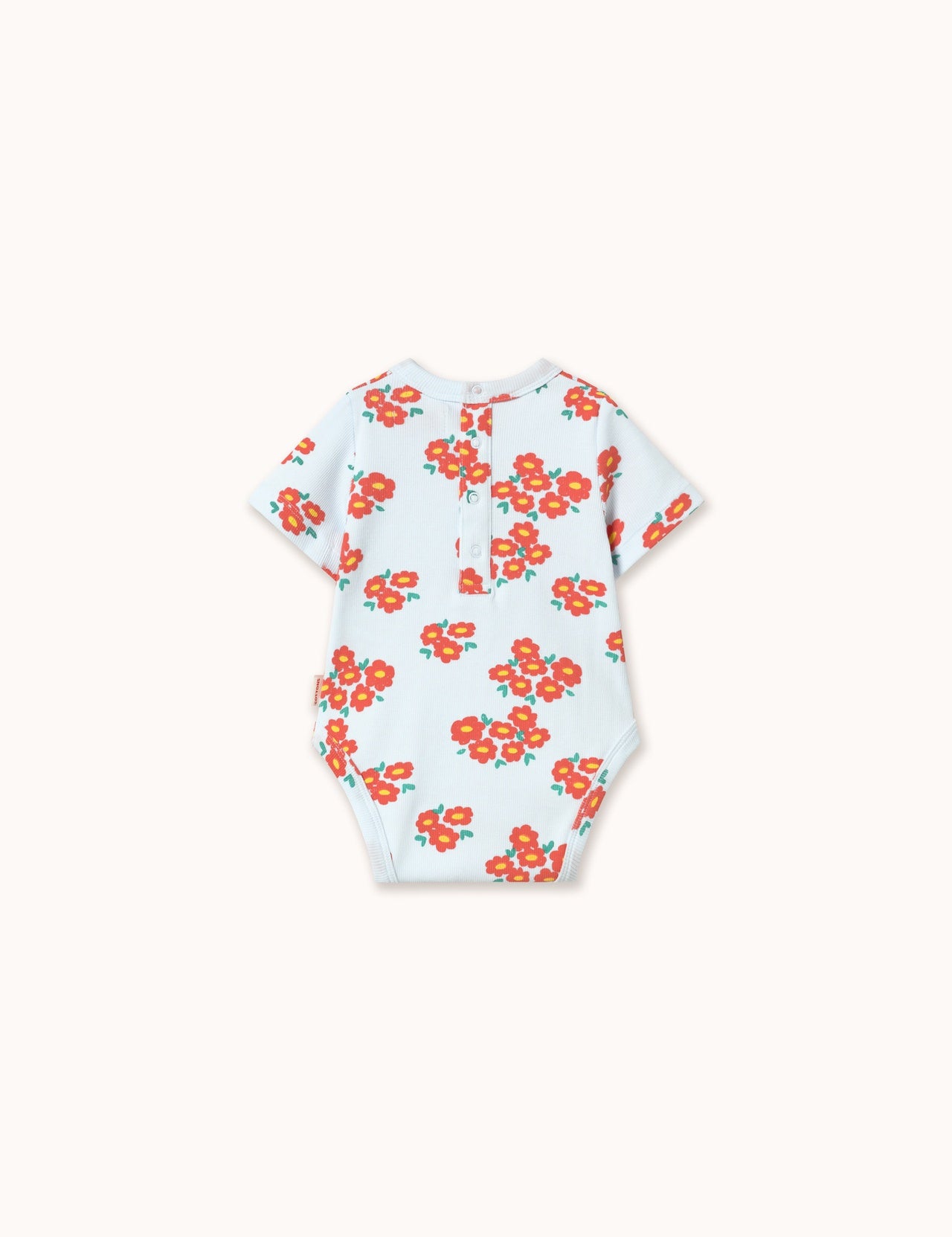 Tiny Cottons | BLOSSOMS RIB BODY ice blue