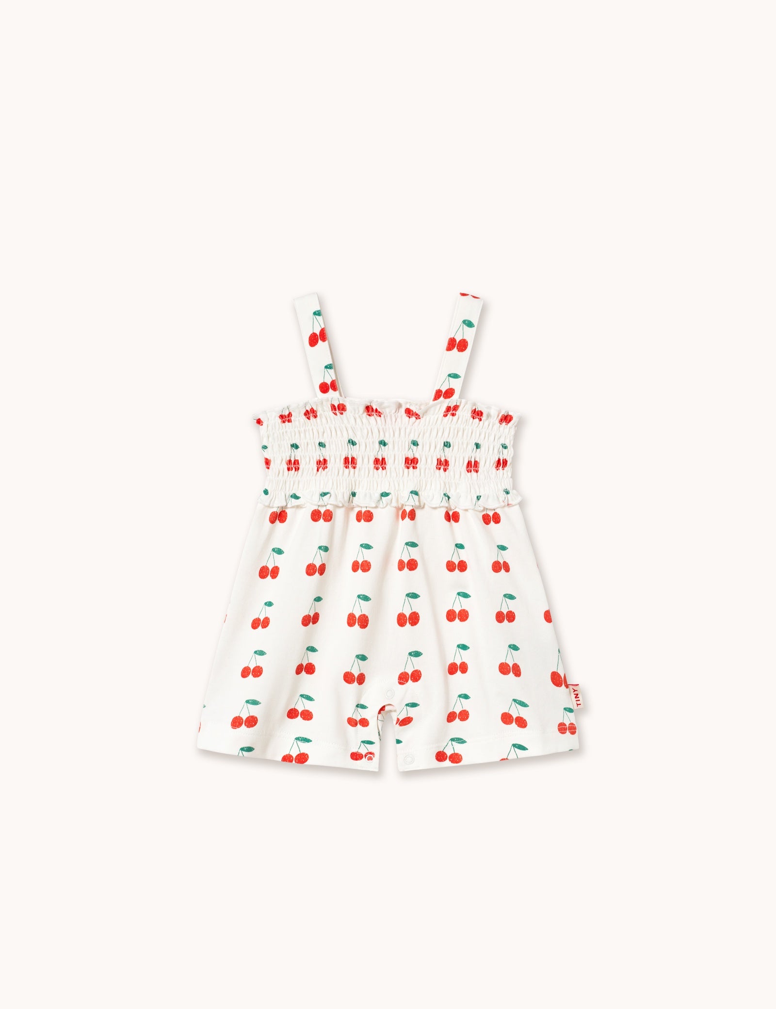 Tiny Cottons | CHERRIES ONE-PIECE off-white