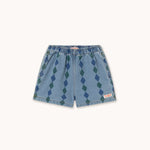 Tiny Cottons | DIAMONDS SHORTS light wash denim