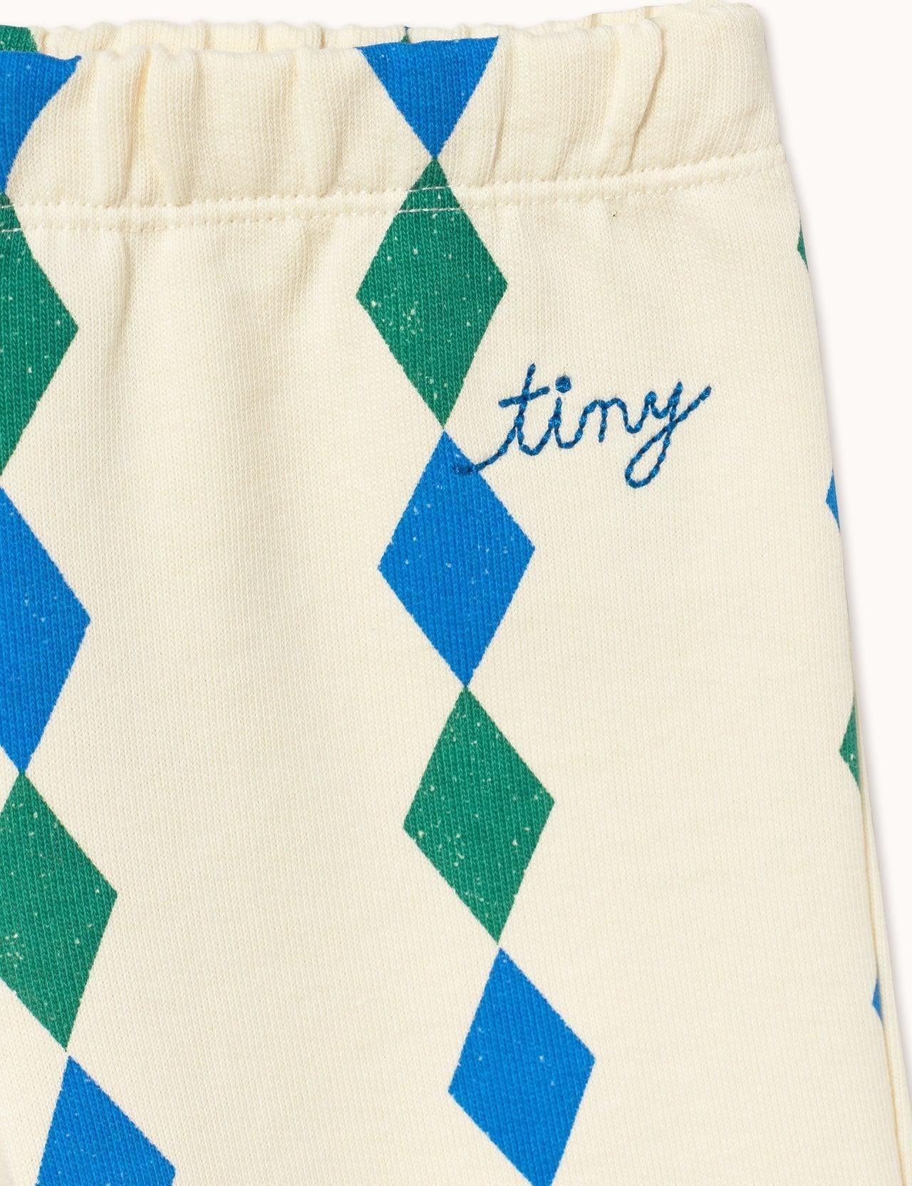 Tiny Cottons | Diamonds baby sweatpant | light cream