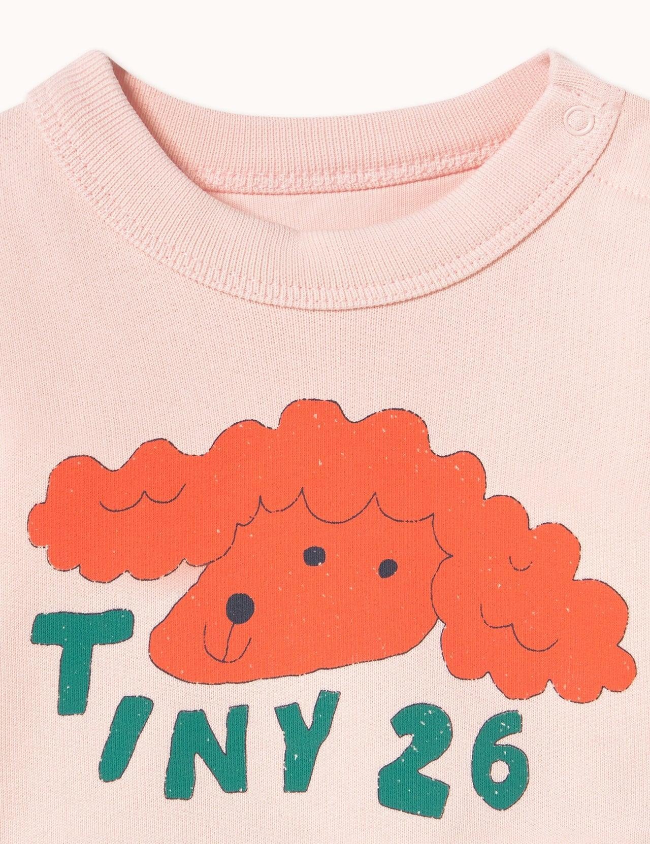 Tiny Cottons | RED DOG BABY SWEATSHIRT pastel pink