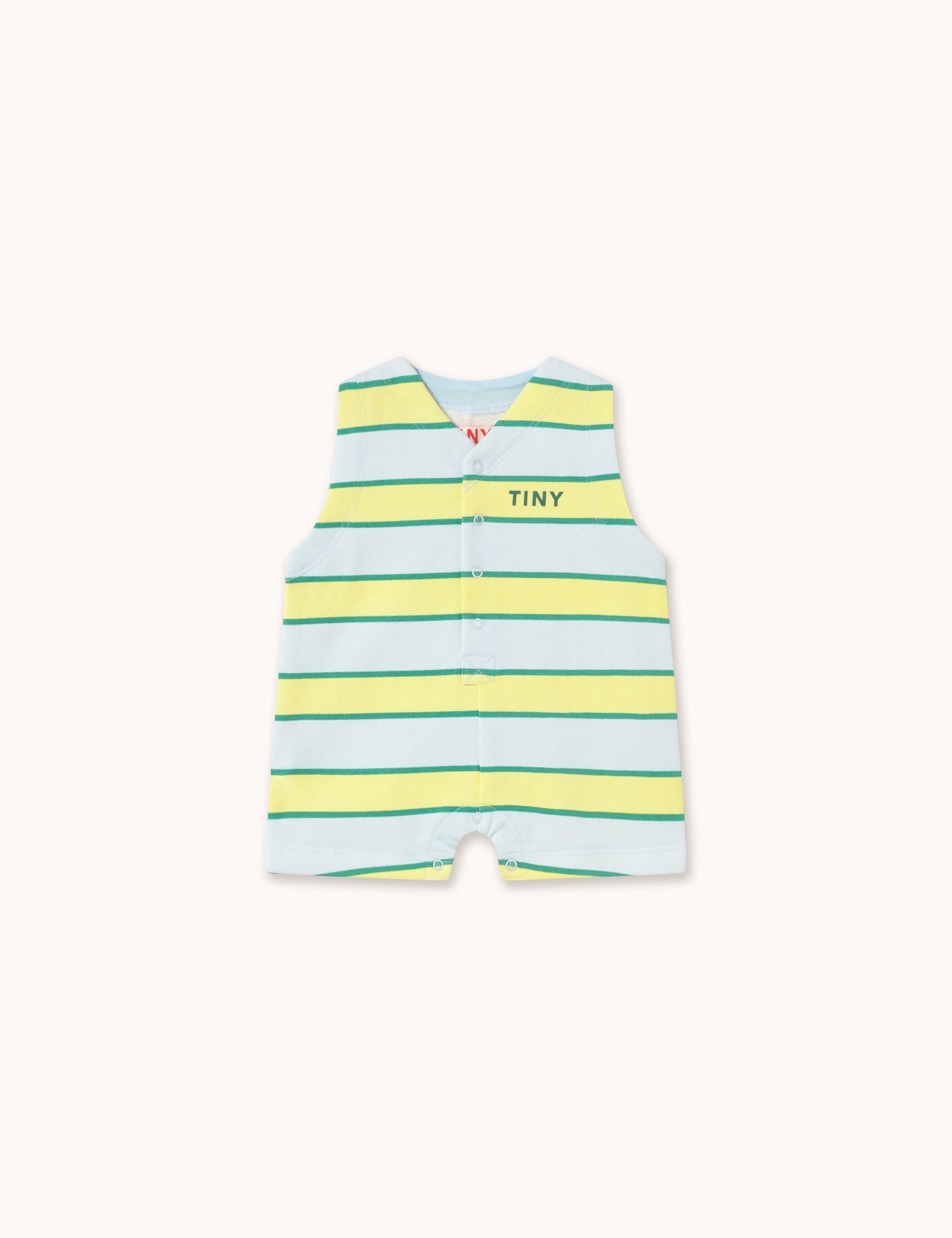 Tiny Cottons | RETRO STRIPES JUMPSUIT ice blue