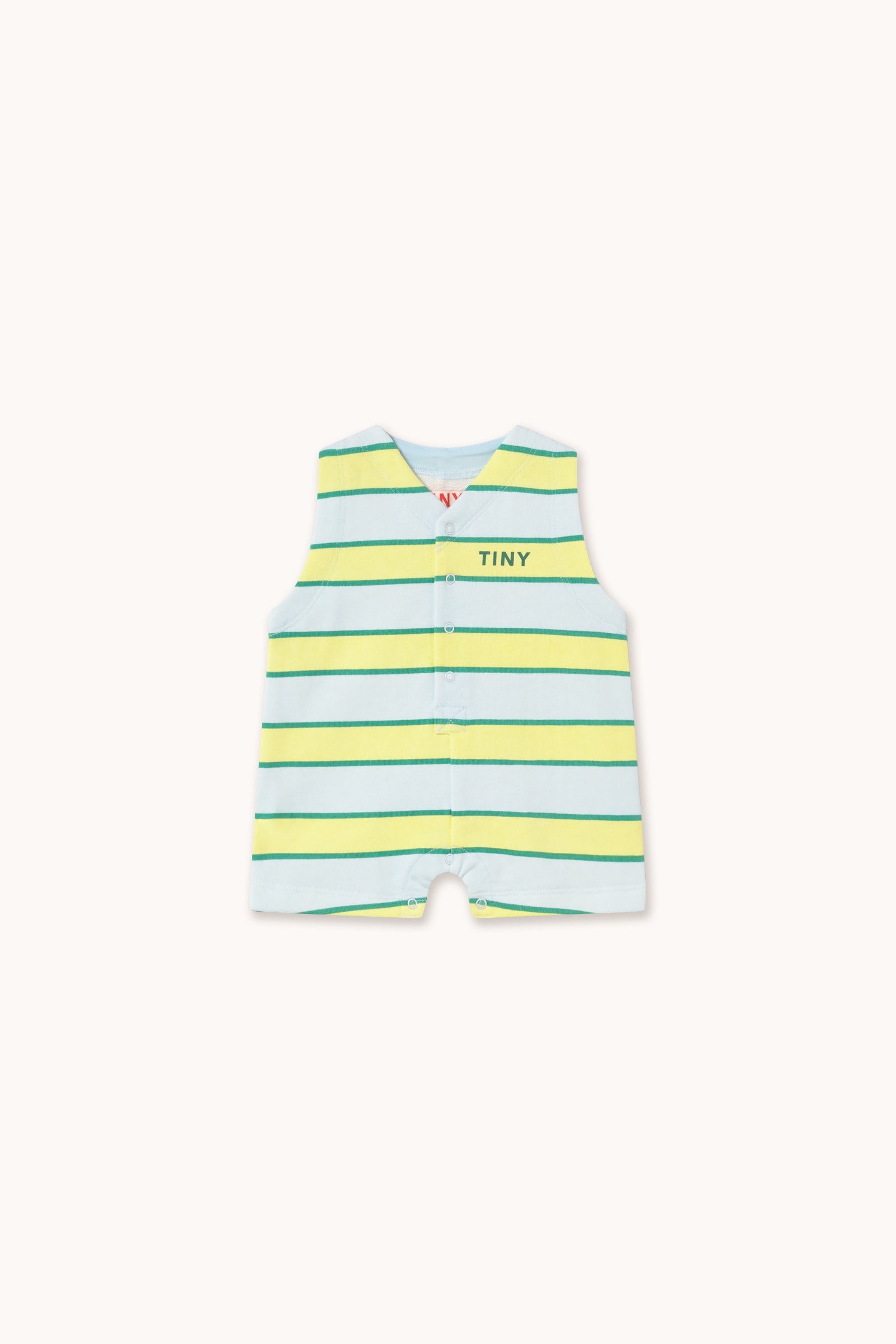 Tiny Cottons | RETRO STRIPES JUMPSUIT ice blue