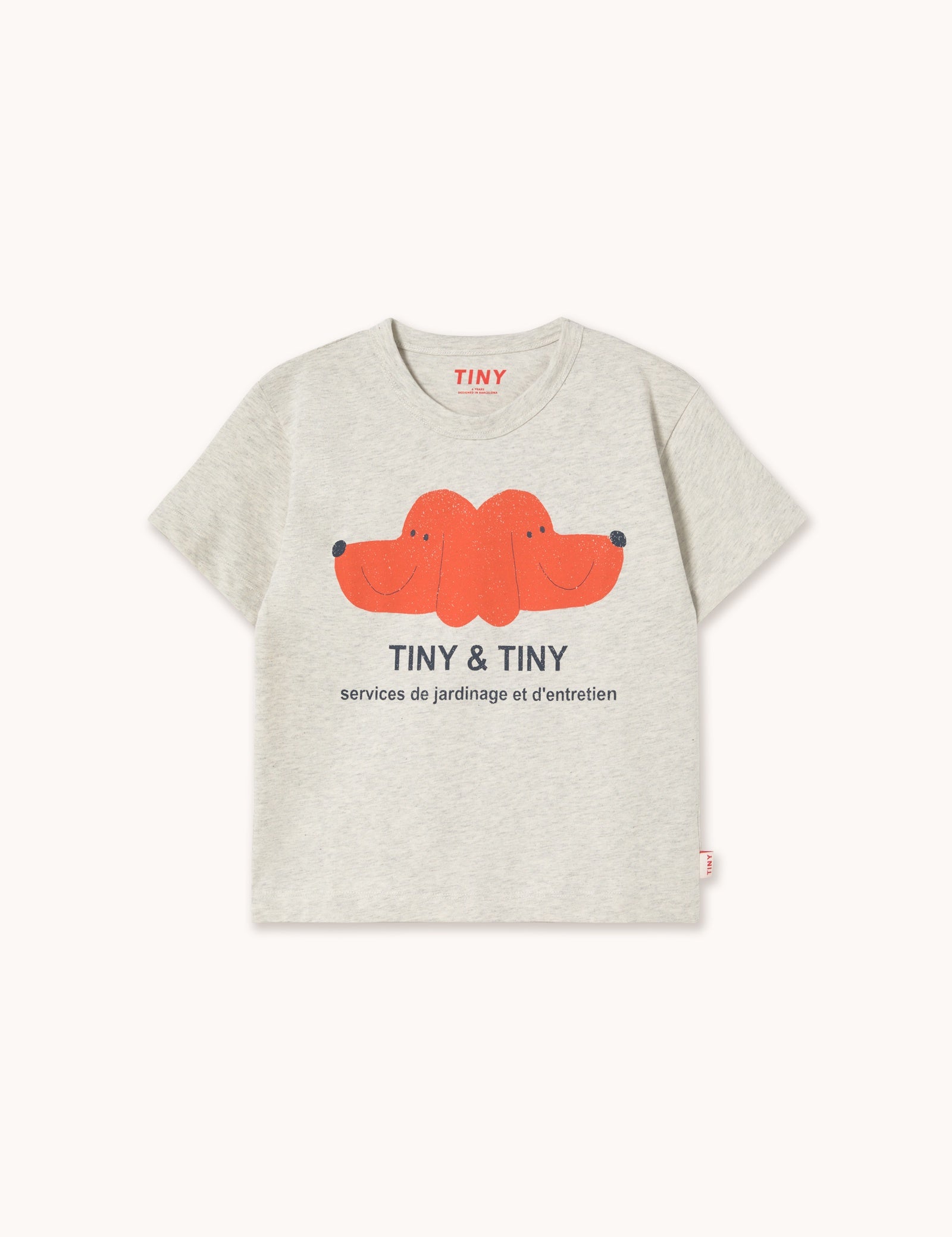 Tiny Cottons | TINY&TINY GRAPHIC TEE cream heather