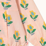 Tiny Cottons |Tiny flower woven jacket | Pastel pink