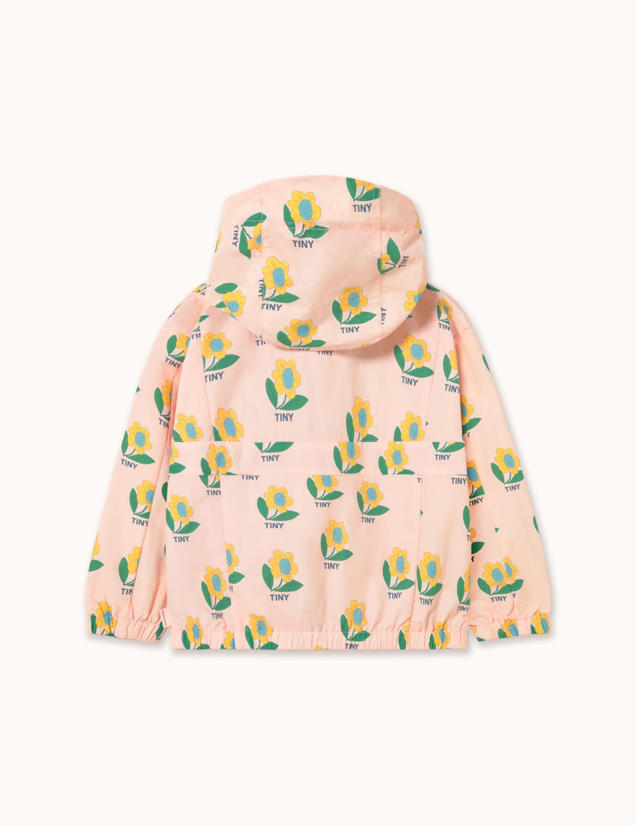 Tiny Cottons |Tiny flower woven jacket | Pastel pink