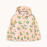 Tiny Cottons |Tiny flower woven jacket | Pastel pink