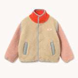 Tinycottons | Color Block Sherpa Jacket | Vanilla