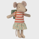 Tricycle mouse, Big sister with bag - Green