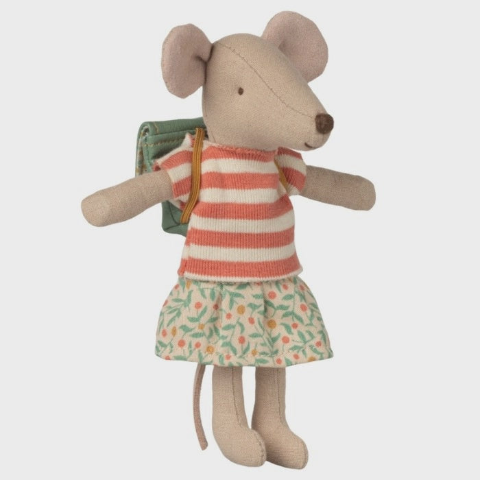 Tricycle mouse, Big sister with bag - Green