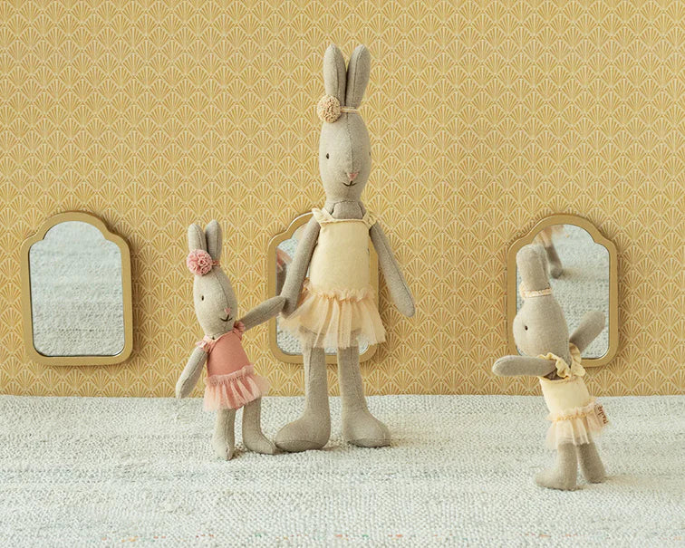 Maileg | Rabbit Micro - Ballet suit and skirt rose