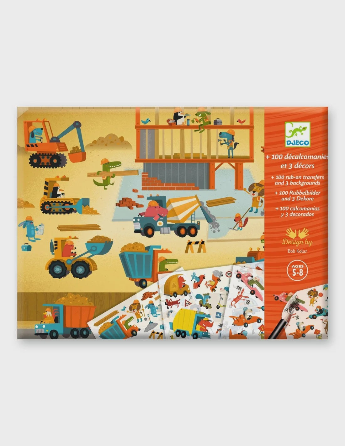 Djeco | Decalcomania Asfalt | 5+