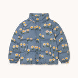 Tinycottons | Winter Flowers Short Padded Jacket | Stone