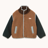 Tinycottons | Color Block Sherpa Jacket | Light Brown