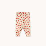 Tinycottons | Mini Mushrooms Rib Baby Pant | Ivory