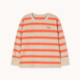 Tinycottons | Retro Stripes Sleeve Tee | Summer Red